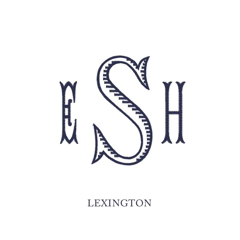 Wallace Monograms - Lexington. See samples of this monogram by searching #wpc_lexington on social media.