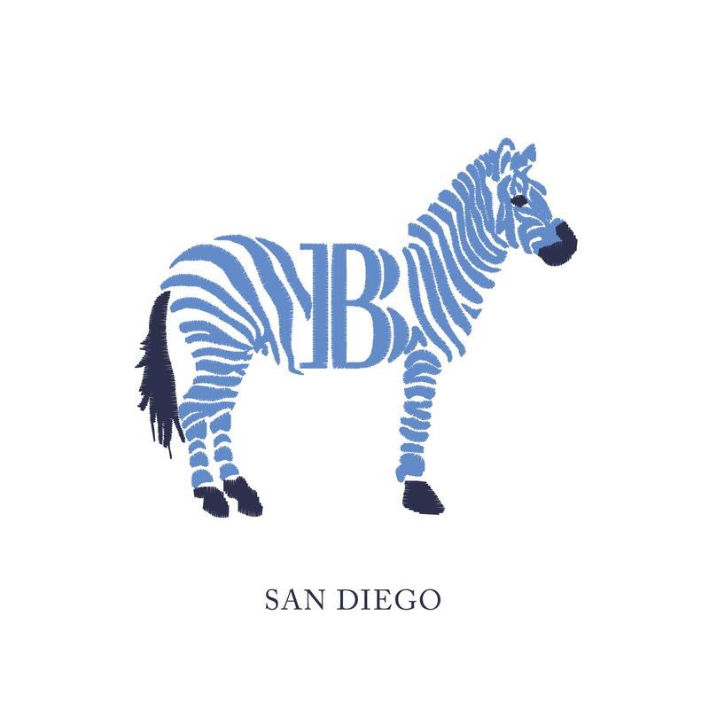 Wallace Monograms - San Diego. See samples of this monogram by searching #wpc_sandiego on social media.